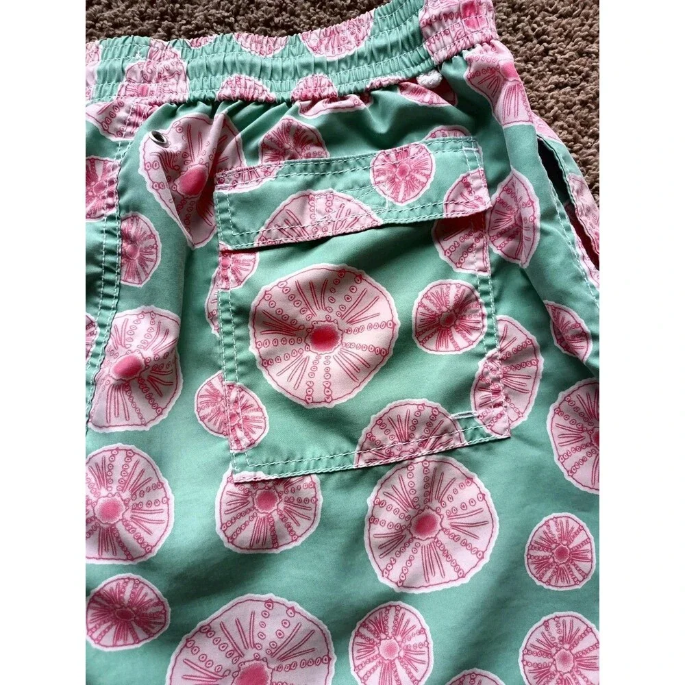Pink House Mustique Men’s Mesh Lined Swim Trunks Size XL Beach Preppy Vacation
